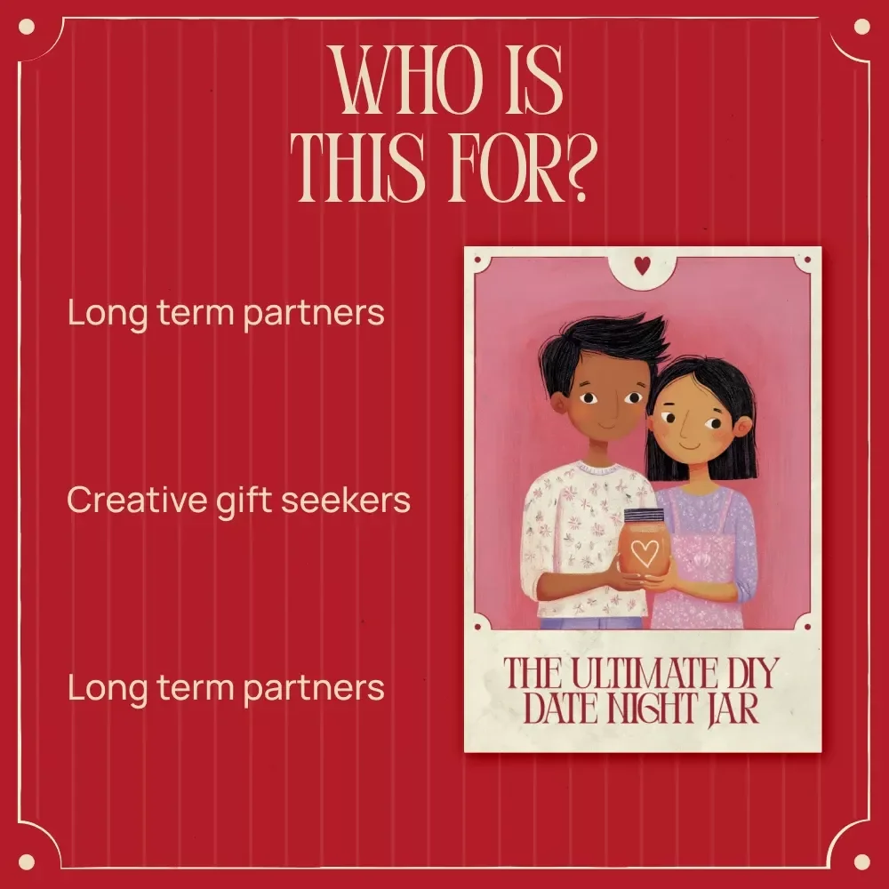 The Ultimate DIY Date Night Jar | Fun & Romantic Date Night Jar DIY with Fun Prompts | Printable Relationship eBook
