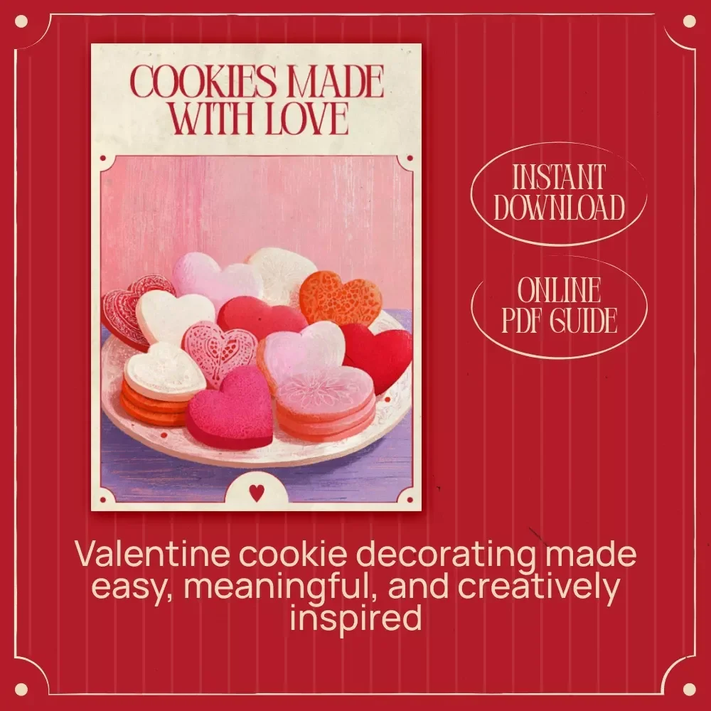 Cookies Made With Love – A Heartfelt Guide to Valentine’s Day Cookie Decorating Ideas, Easy Designs, Creative Traditions & Meaningful Moments