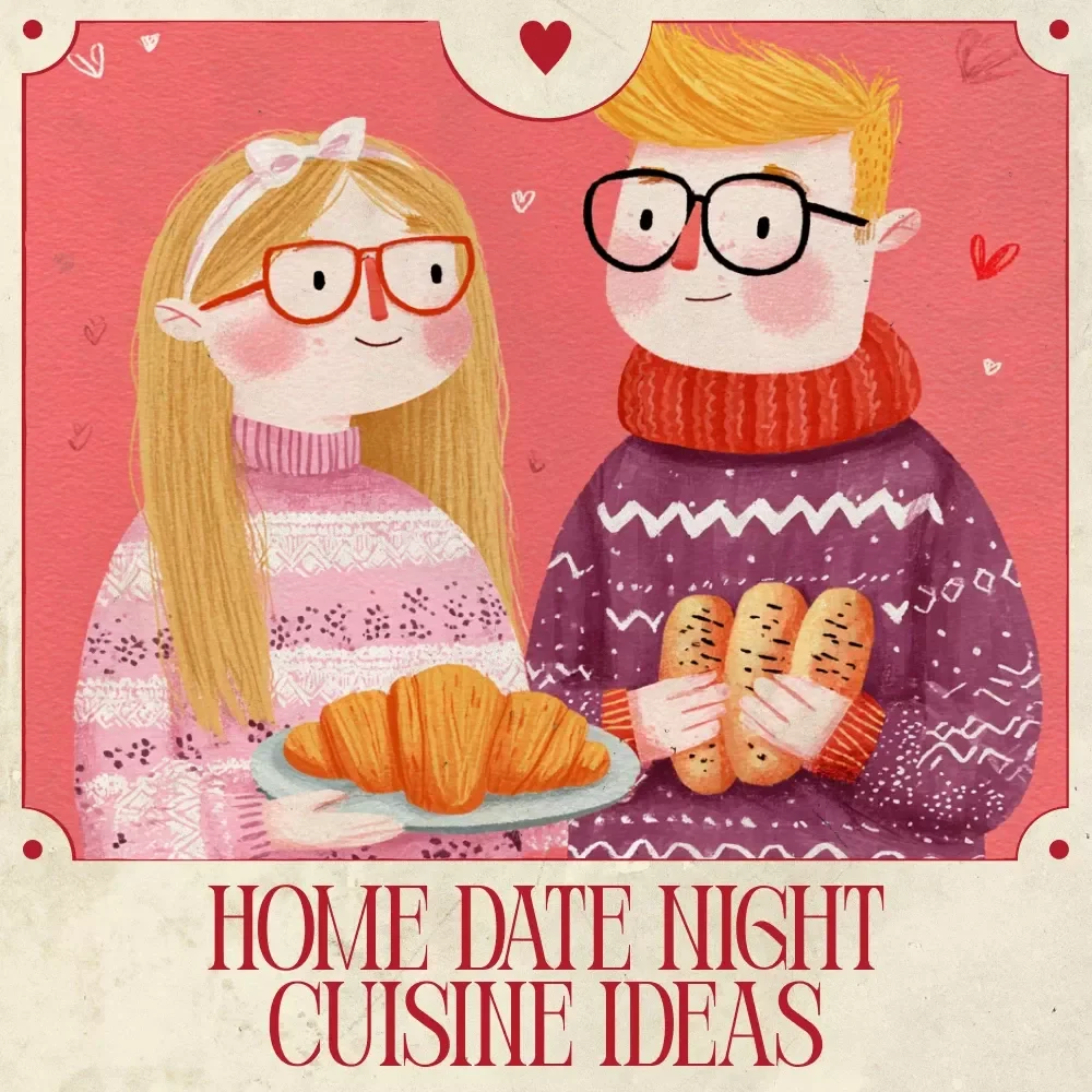 Creative Home Date Night Cuisine Ideas | Romantic eBook for Different Cuisines Dinner Date at Home Ideas | Global Dinner Themes, Menu Planning & AI Tips