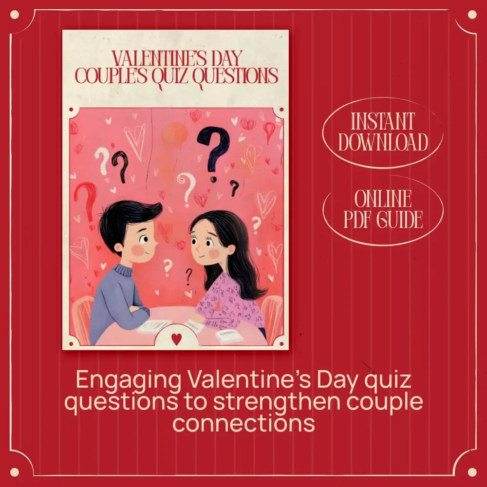 Valentine's Day Couple's Quiz Questions Guide | Fun & Deep Questions for Every Relationship Stage