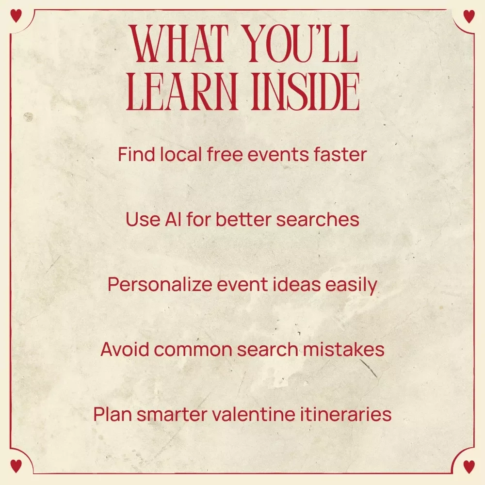 Cupid’s AI: Discover Free Valentine’s Day Events Near You – Smart Dating Guide Using an ai tool that finds free events happening near you on valentine's day