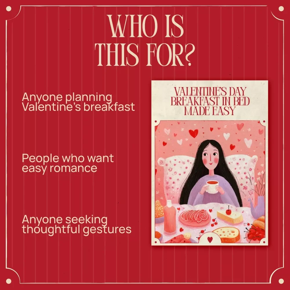 Valentine’s Day Breakfast in Bed Made Easy – Checklist for Romantic Valentine’s Day Breakfast in Bed Ideas