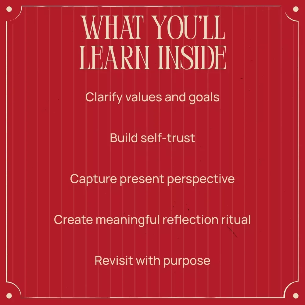 A Love Note You’ll Read One Day – A Guided Valentine’s Day Letters to Future Self Reflection Journal & Writing Prompts Download