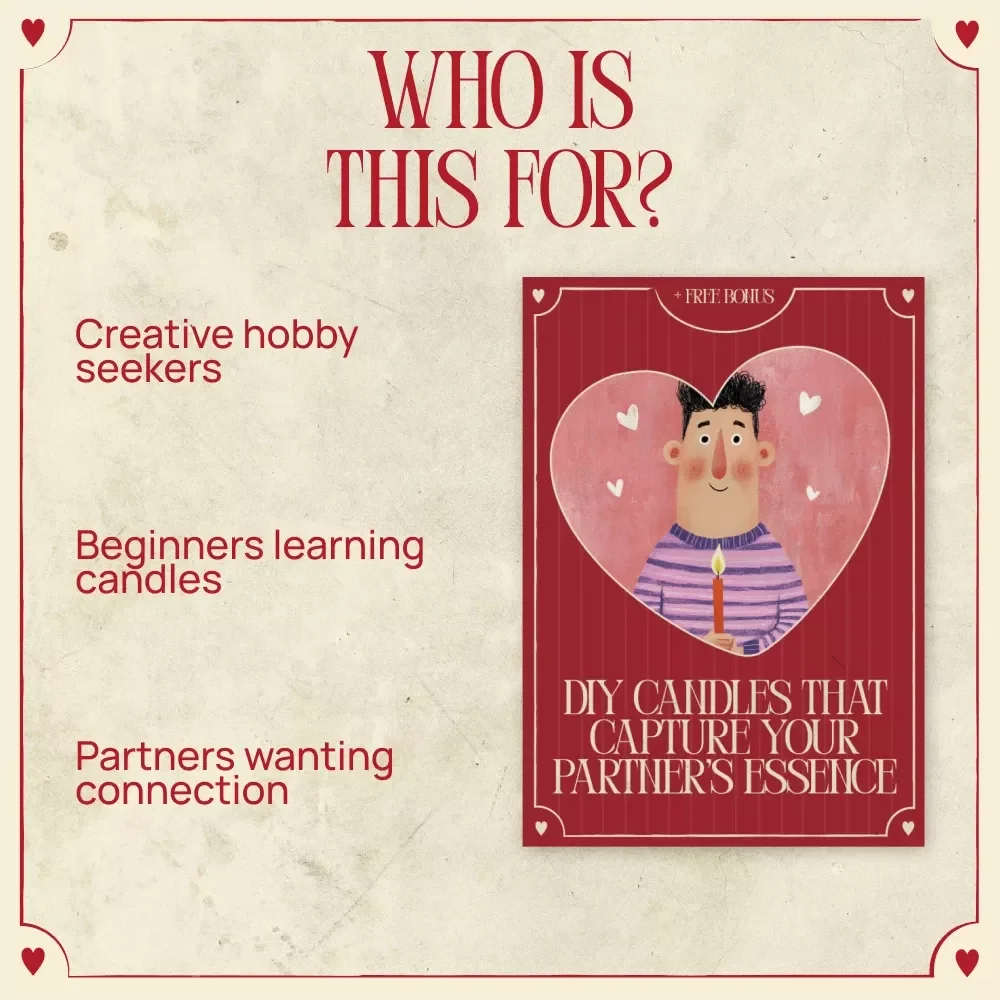 DIY Candles That Capture Your Partner’s Essence | Romantic DIY Candle Ebook | diy candle with scents that remind you of your partner gift Guide