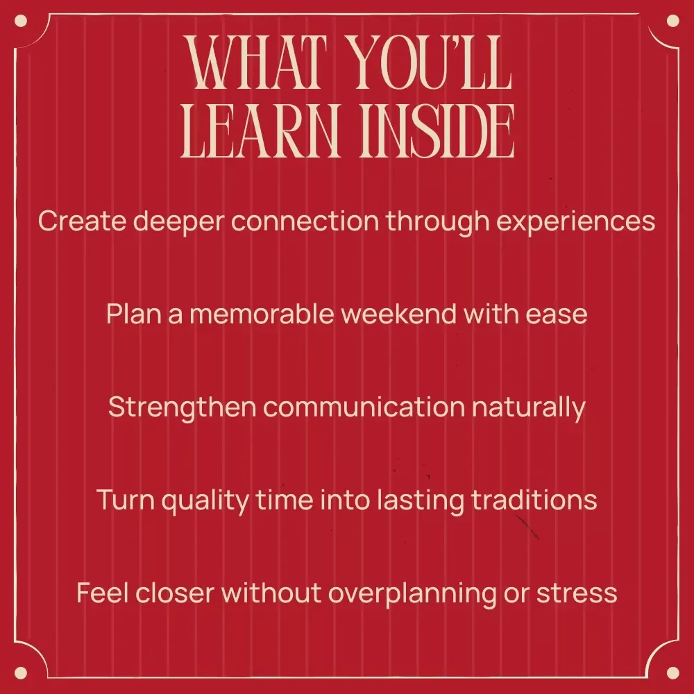 A Valentine’s Weekend Built Together | Couples Weekend Project Guide, Romantic At-Home Activities, Relationship Building eBook, Valentine’s Day Digital Download