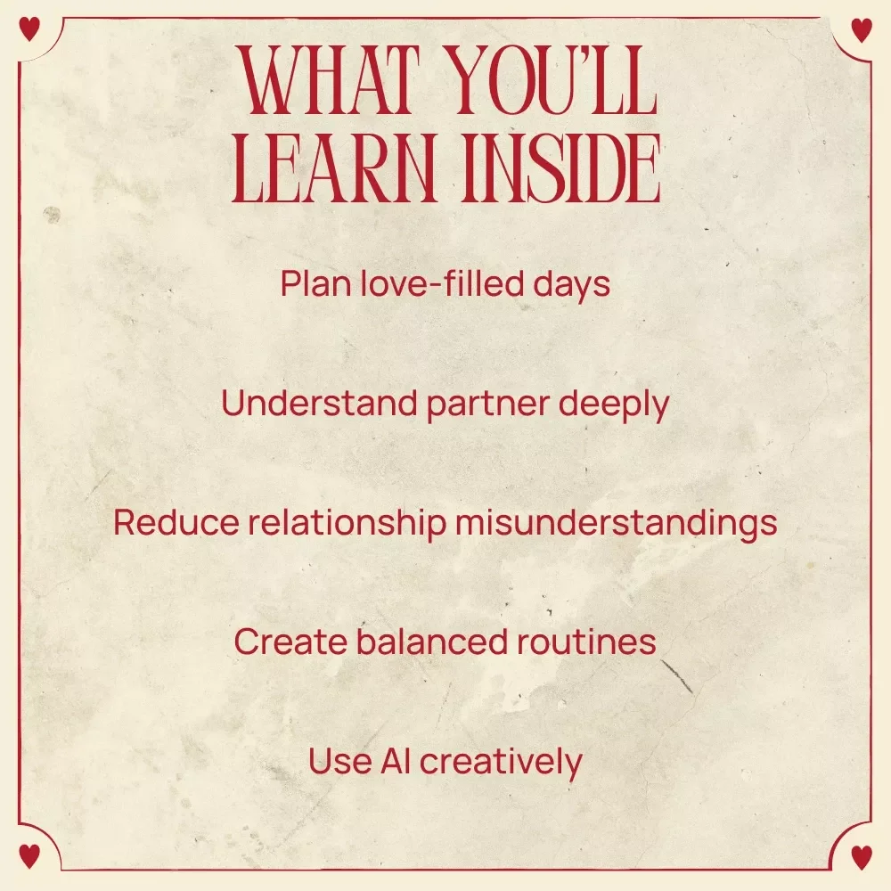 Crafting the Perfect Day by Combining Love Languages | Relationship eBook Guide for Couples | Combining Love Languages for the Perfect Day