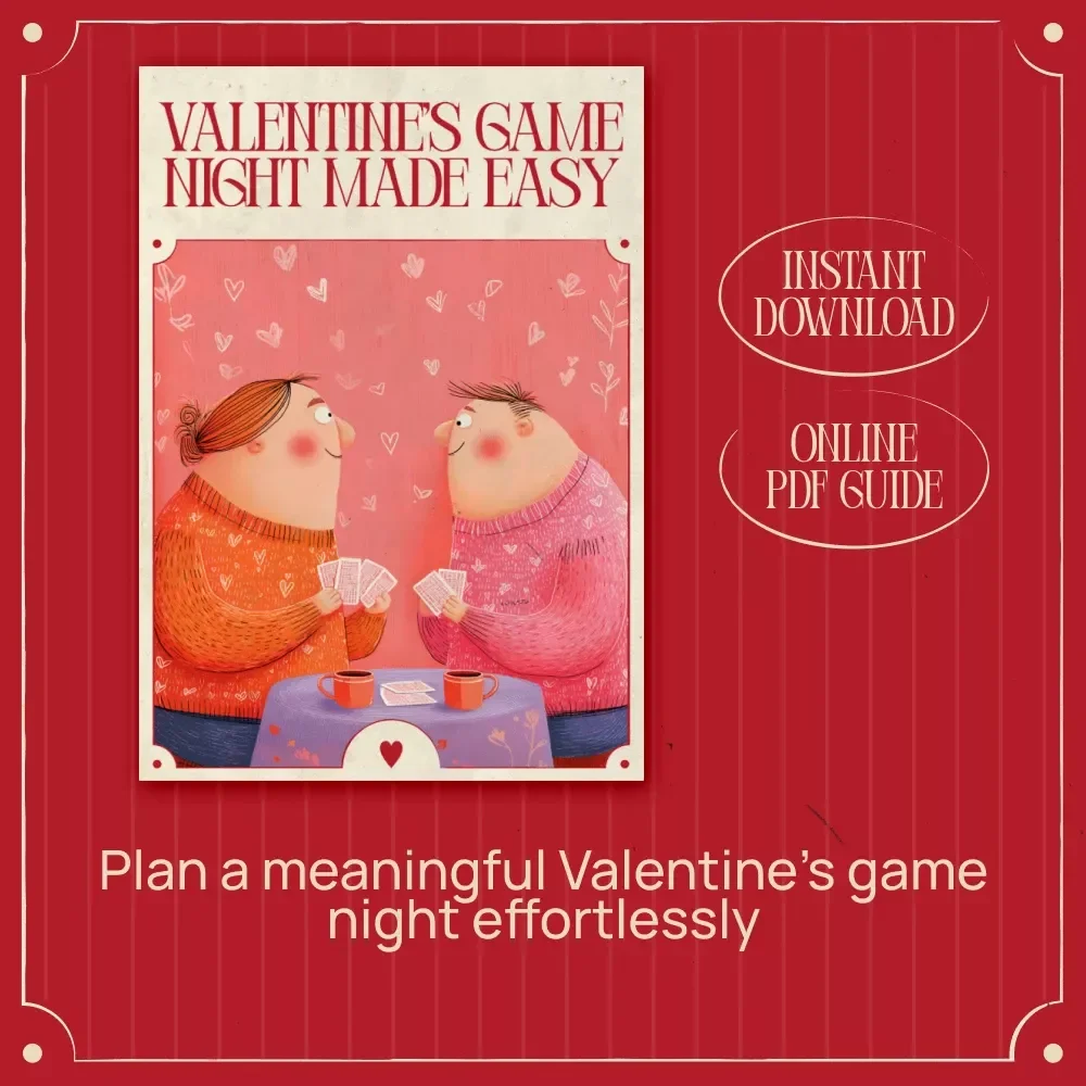 Valentine’s Game Night Made Easy – Romantic Game Night Guide, Valentine’s Day Games, Couple & Friends Game Night Planner, AI-Assisted Hosting Checklist