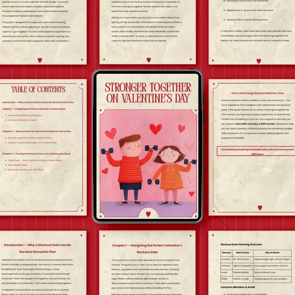 Stronger Together on Valentine’s Day – A Romantic Fitness Guide for Couples | Valentine’s Day Workout Date Idea