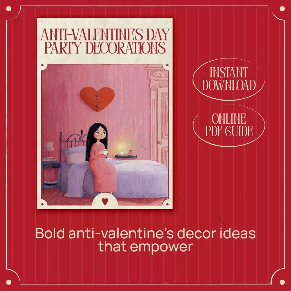 Anti-Valentine’s Day Party Decorations Ebook | Ultimate Guide to anti valentine's day party decorations for Singles, Friends & Bold Parties