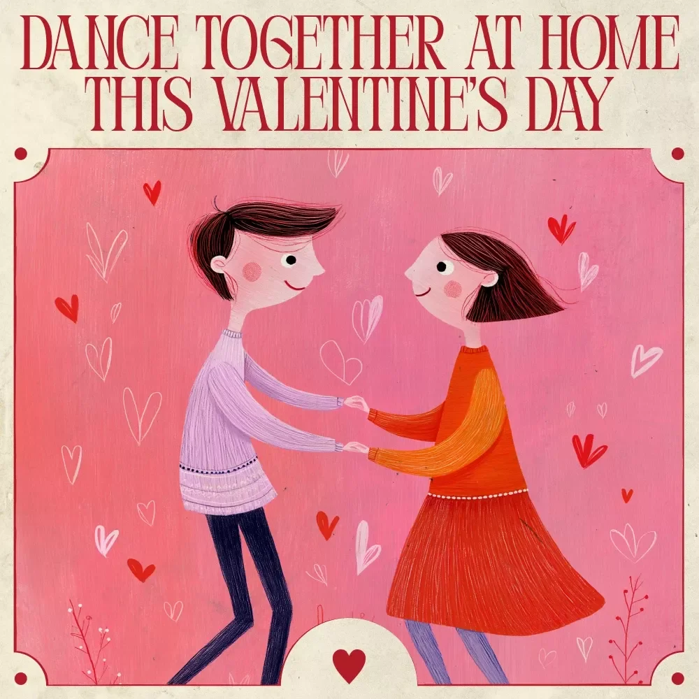 Dance Together at Home This Valentine’s Day – Romantic At-Home Dance Guide for Couples, Digital Download Valentine’s Day Activity, Connection-Building Dance Lesson eBook
