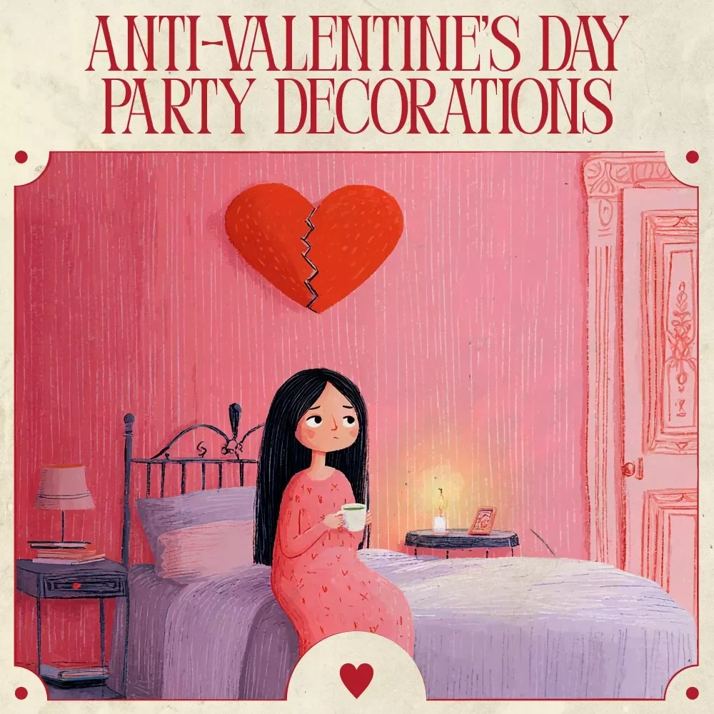 Anti-Valentine’s Day Party Decorations Ebook | Ultimate Guide to anti valentine's day party decorations for Singles, Friends & Bold Parties