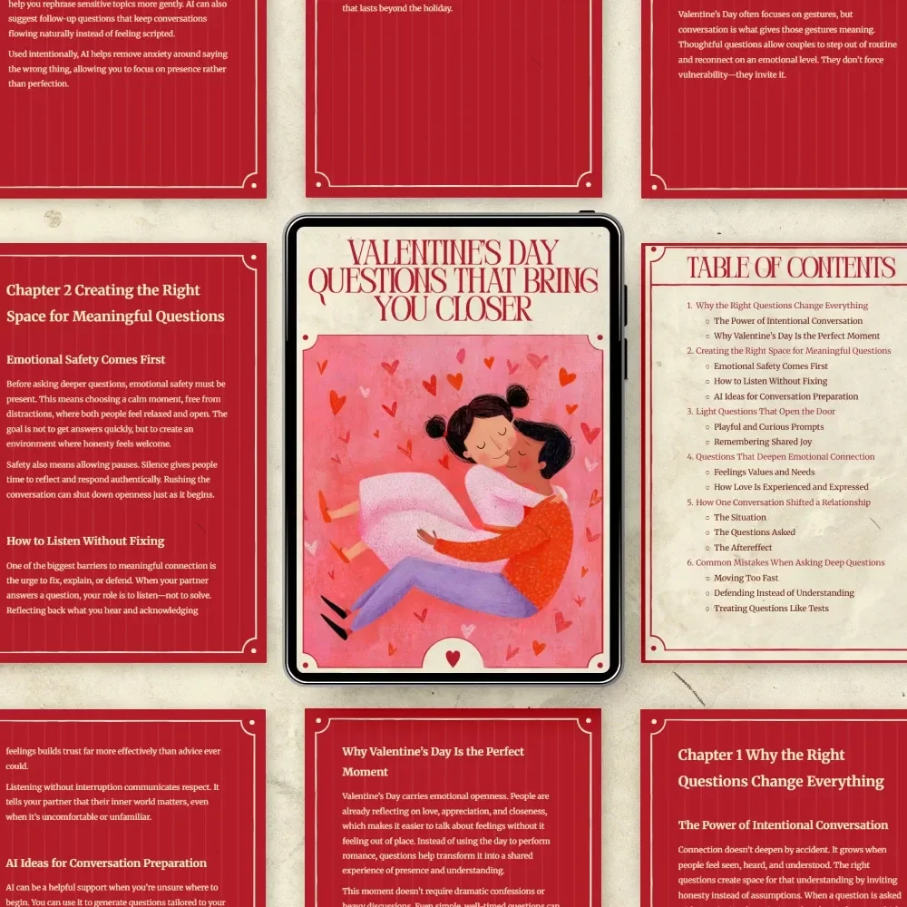 Valentine’s Day Questions That Bring You Closer - Deep Conversation Prompts for Connection