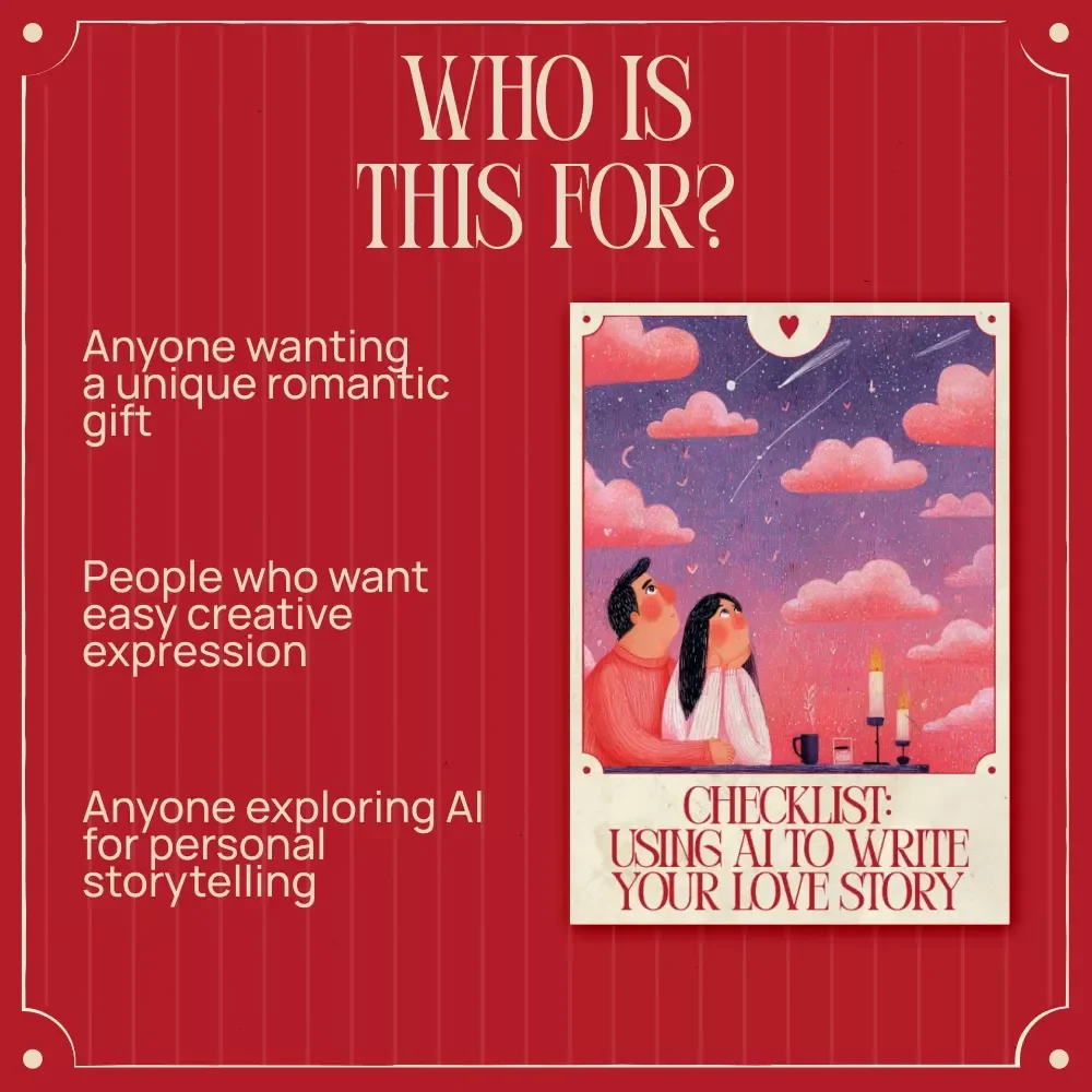 Using AI to Write Your Love Story – Romantic Checklist for Couples | Personalized Romance Guide