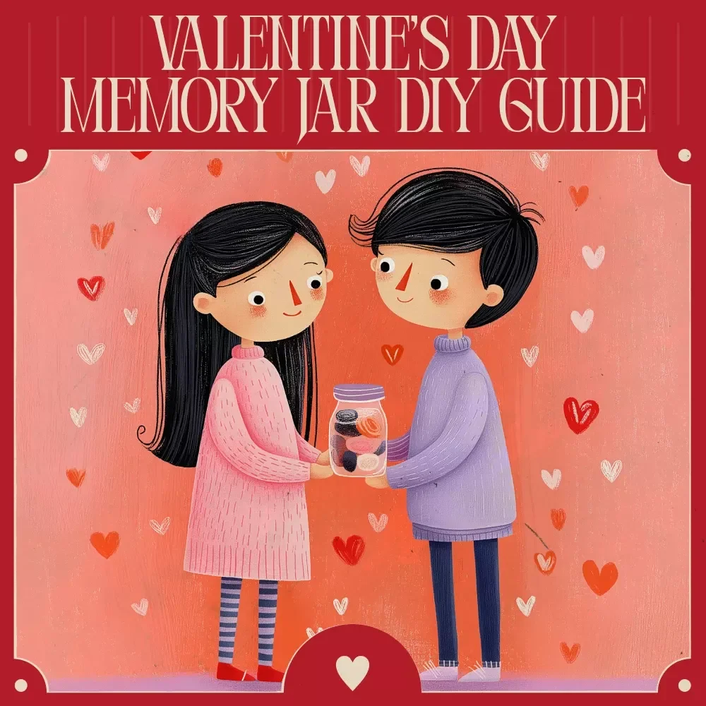 Valentine’s Day Memory Jar DIY Guide | Romantic Keepsake Ebook for Couples & Families