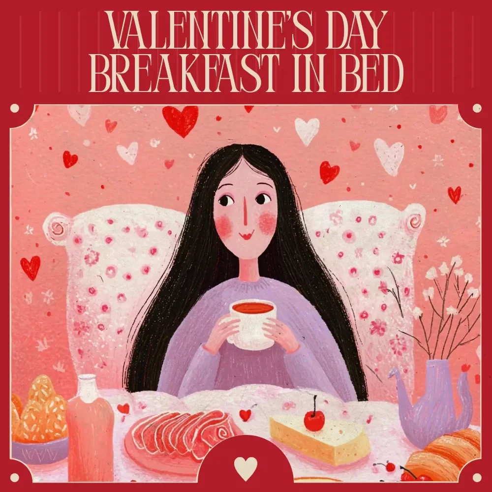 Valentine’s Day Breakfast in Bed Made Easy – Checklist for Romantic Valentine’s Day Breakfast in Bed Ideas