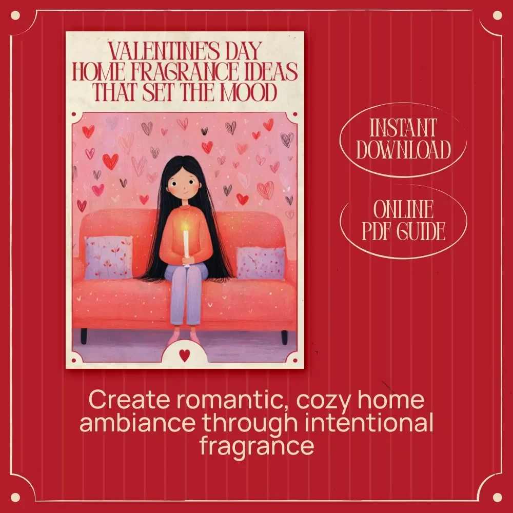 Valentine’s Day Home Fragrance Ideas That Set the Mood | Romantic Scent Styling Guide, Cozy Home Aromas, Valentine’s Day Atmosphere eBook, Digital Download