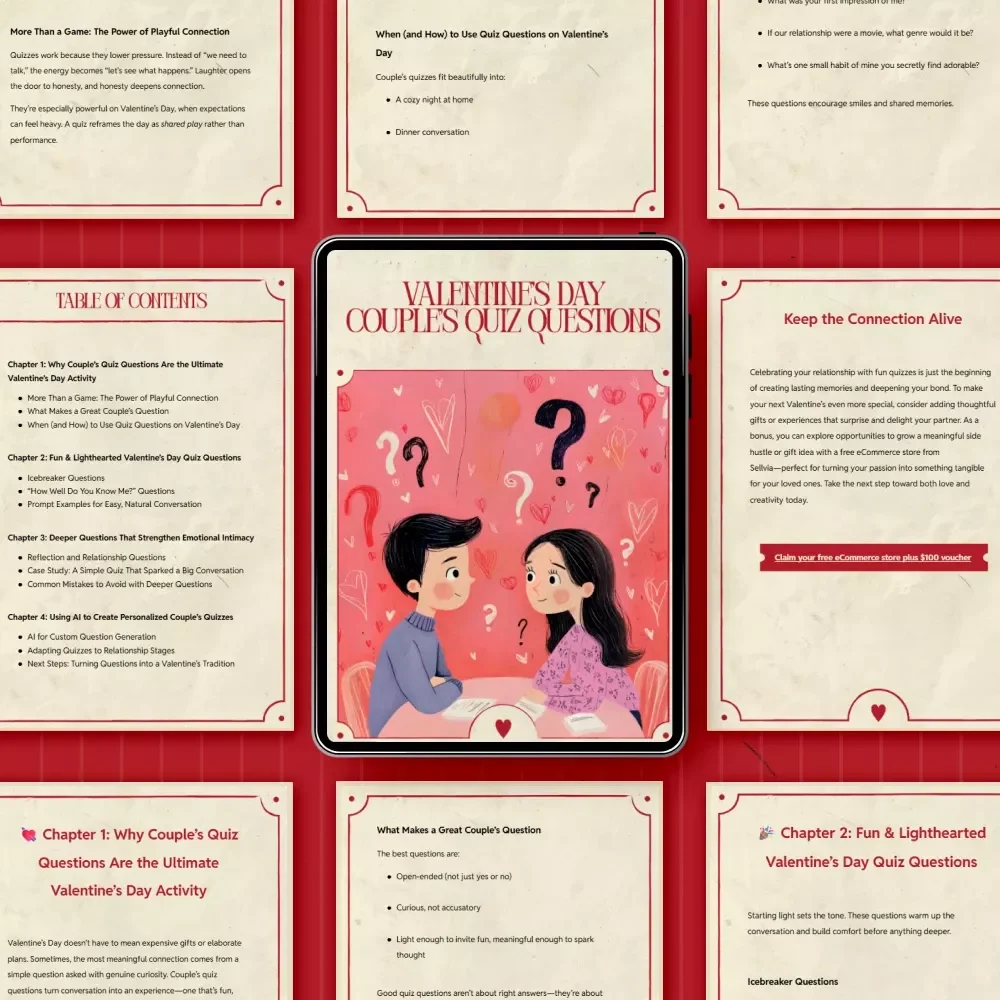 Valentine's Day Couple's Quiz Questions Guide | Fun & Deep Questions for Every Relationship Stage