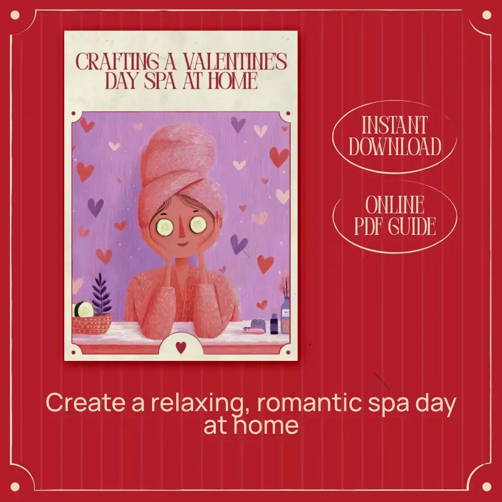 Crafting a Valentine’s Day Spa at Home – Romantic Self-Care Ebook with Valentine’s Day Spa at Home Ideas