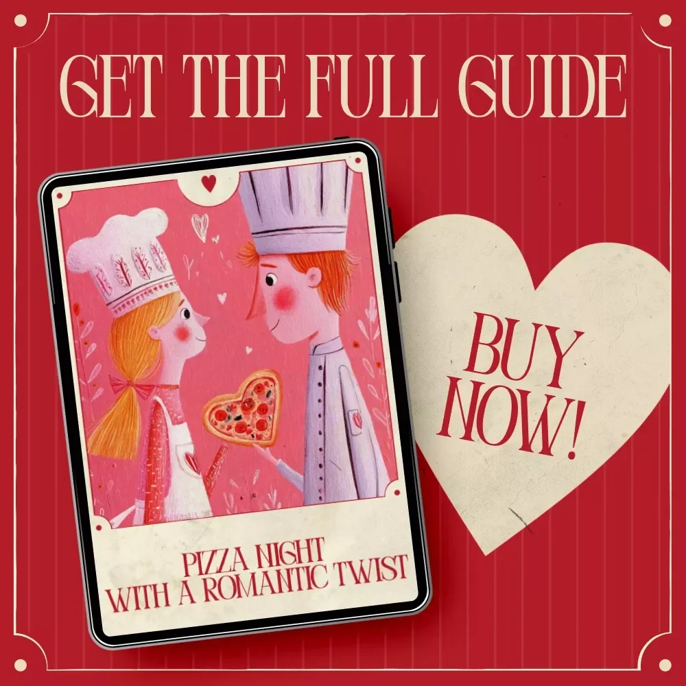 Pizza Night With a Romantic Twist – A Cozy Guide to a Valentine's Day Heart Shaped Pizza Recipe, Easy At-Home Date Night, Love-Filled Pizza Ritual