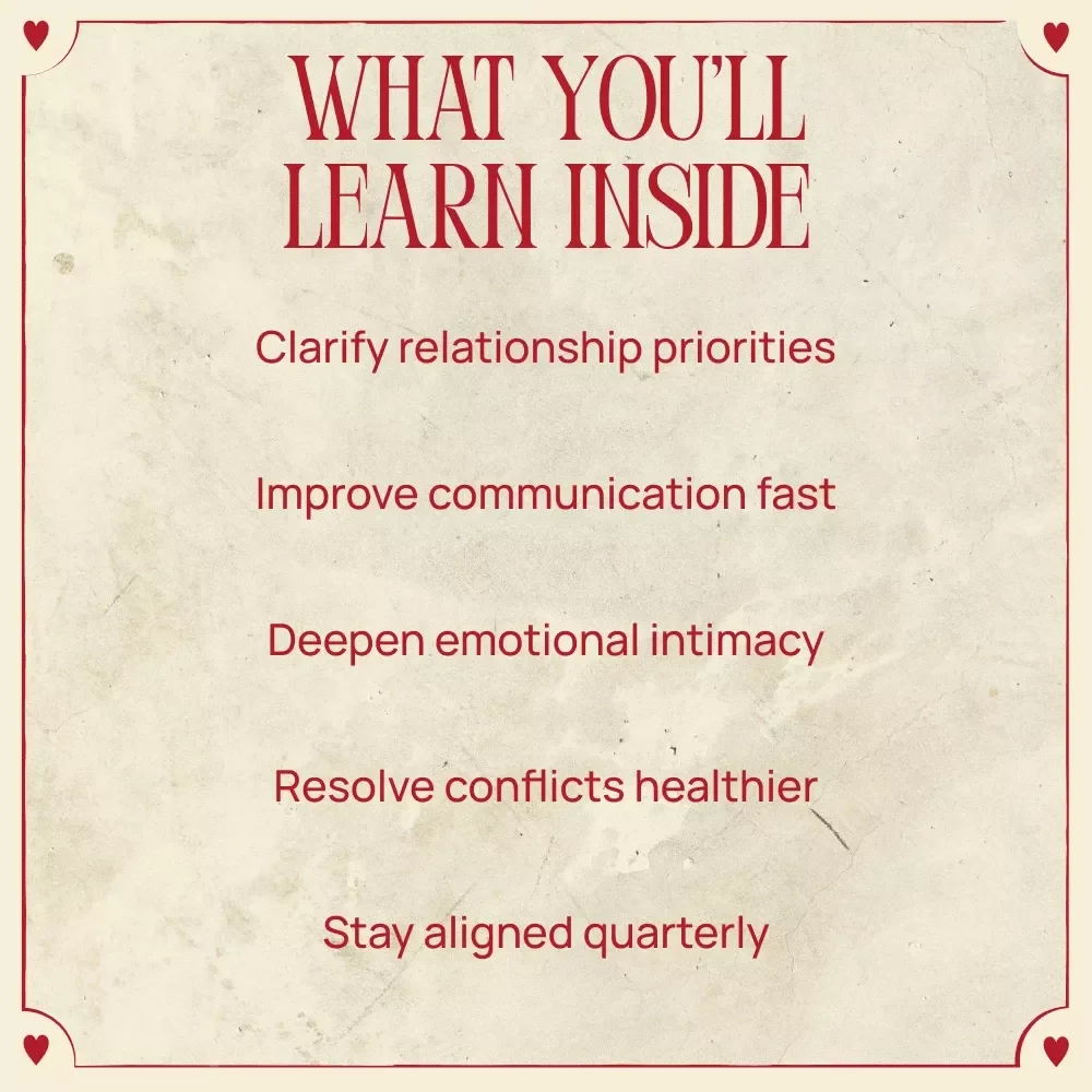 Smart Goals for Thriving Relationships – Practical eBook for Setting Relationship Goals for the Next Quarter, Couples Communication & Growth Guide