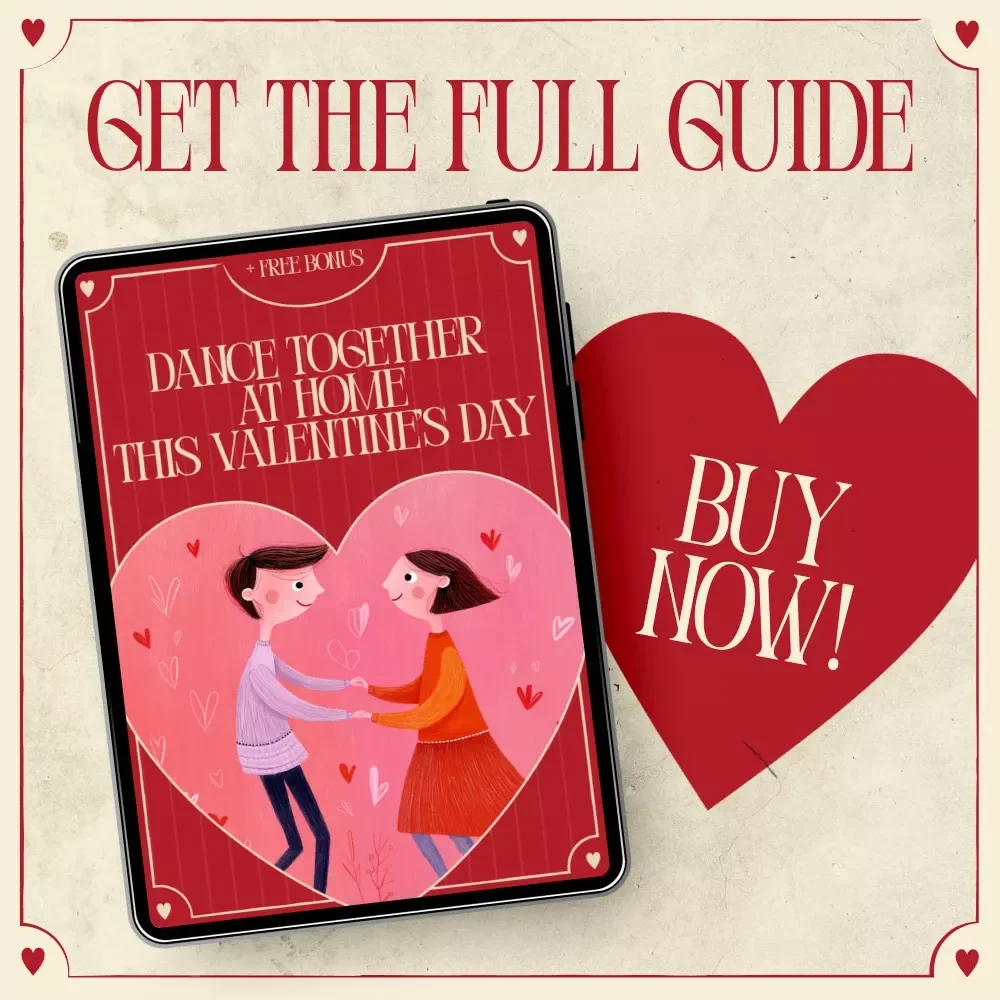 Dance Together at Home This Valentine’s Day – Romantic At-Home Dance Guide for Couples, Digital Download Valentine’s Day Activity, Connection-Building Dance Lesson eBook