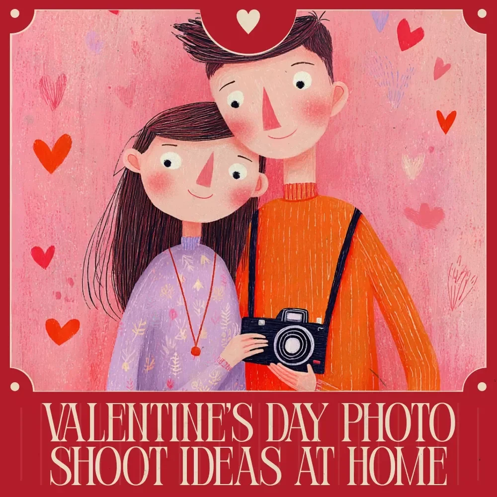 Valentine’s Day Photo Shoot Ideas at Home - Guide for Creative, Fun, & Romantic Photos