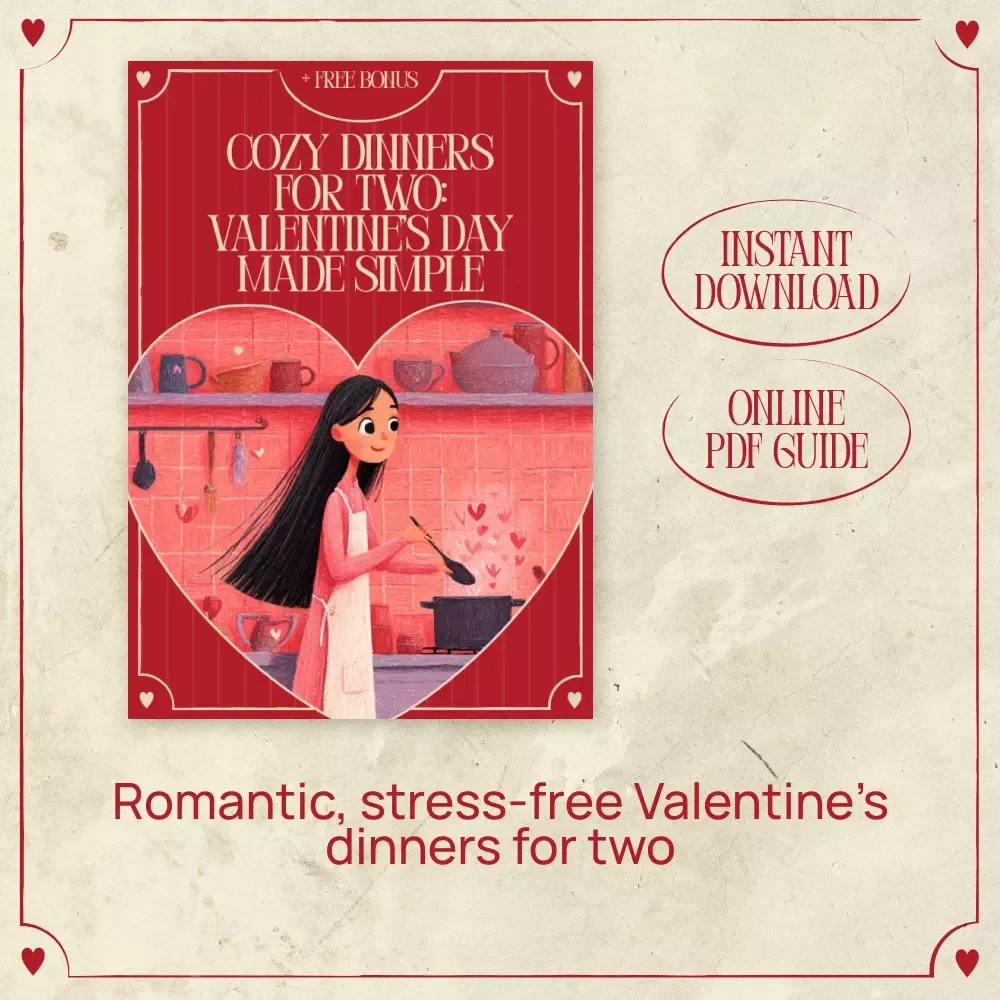 Cozy Dinners for Two: Valentine’s Day Made Simple – Romantic Dinner Recipes, Easy Valentine’s Meals, Sweet Desserts & Cooking Guide for Couples