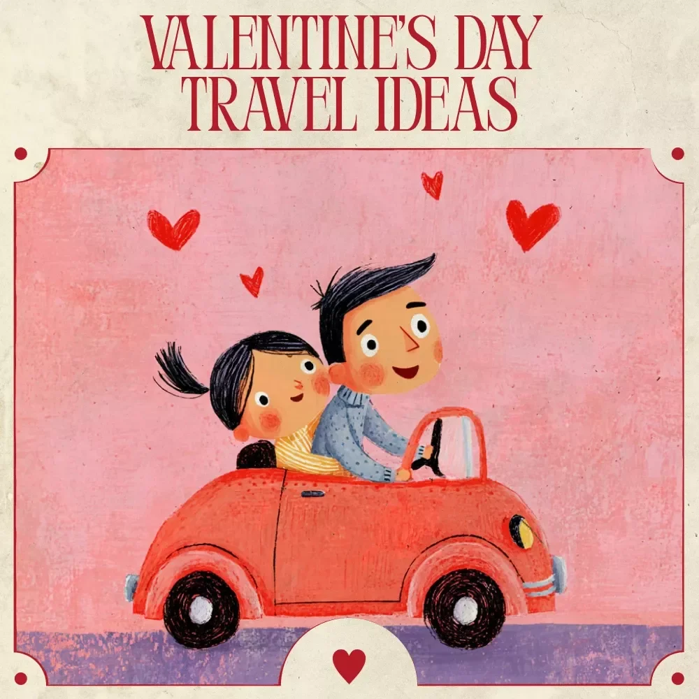 Thoughtful Valentine’s Day Travel Ideas for Every Kind of Couple | Romantic Getaways Guide, Couples Travel eBook, Valentine Trip Planning Download