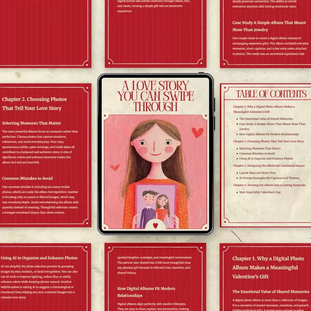 A Love Story You Can Swipe Through: A Digital Photo Album Guide for Creating the Perfect Valentine's Gift