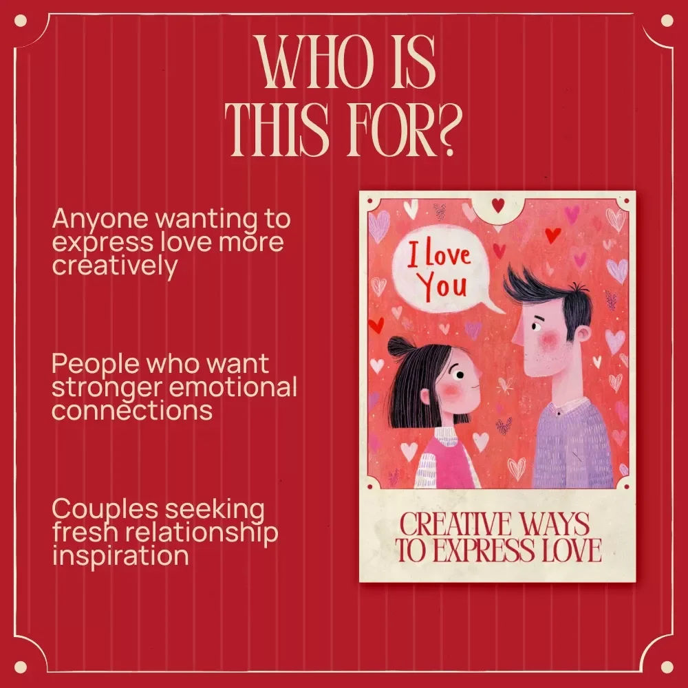 Creative Ways to Express Love – Digital Relationship Guide, Romantic Ideas eBook, Couples Communication & Connection Download