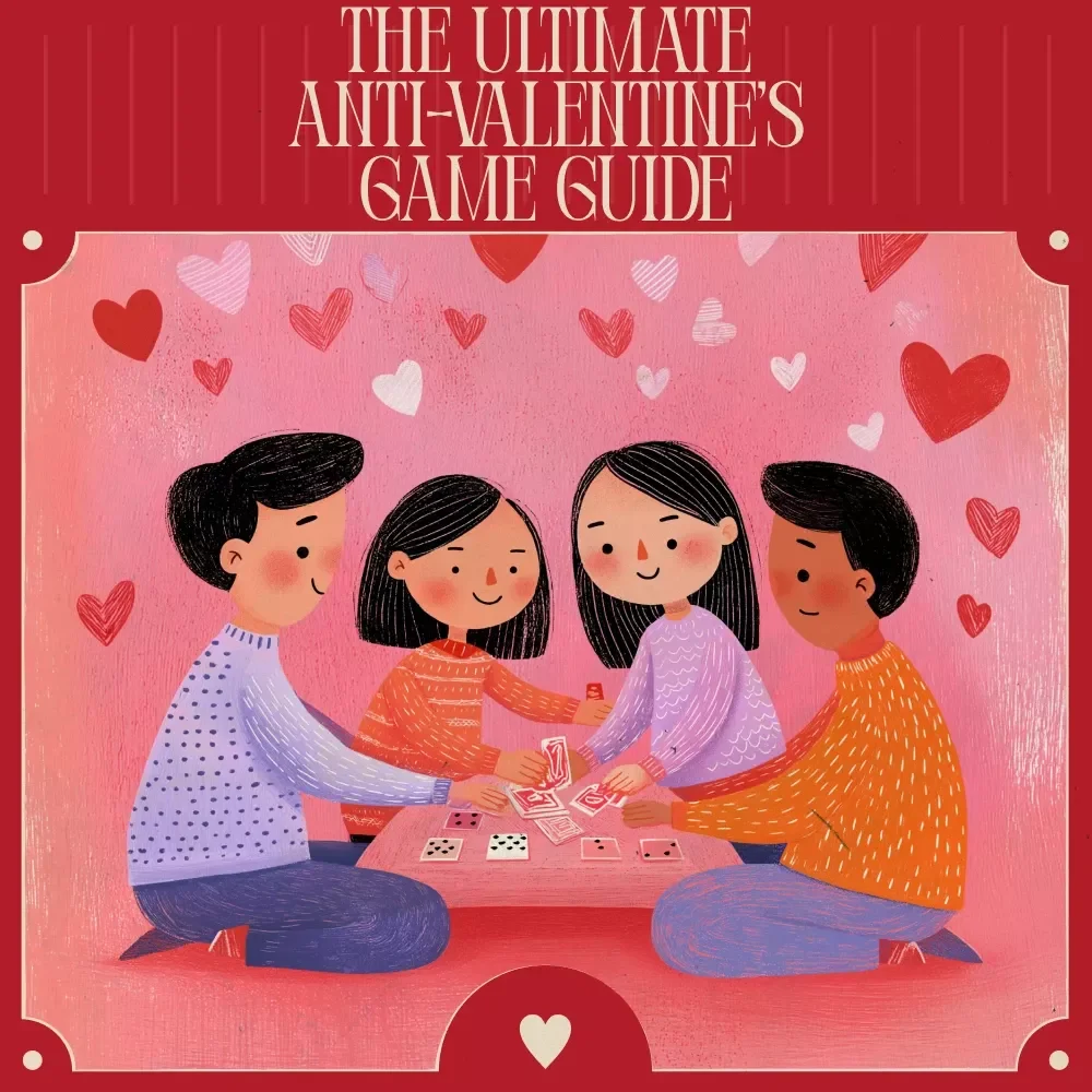 The Ultimate Anti-Valentine’s Game Guide – Games for an Anti Valentine’s Party, Printable Party Guide, Digital Download for Singles & Friends
