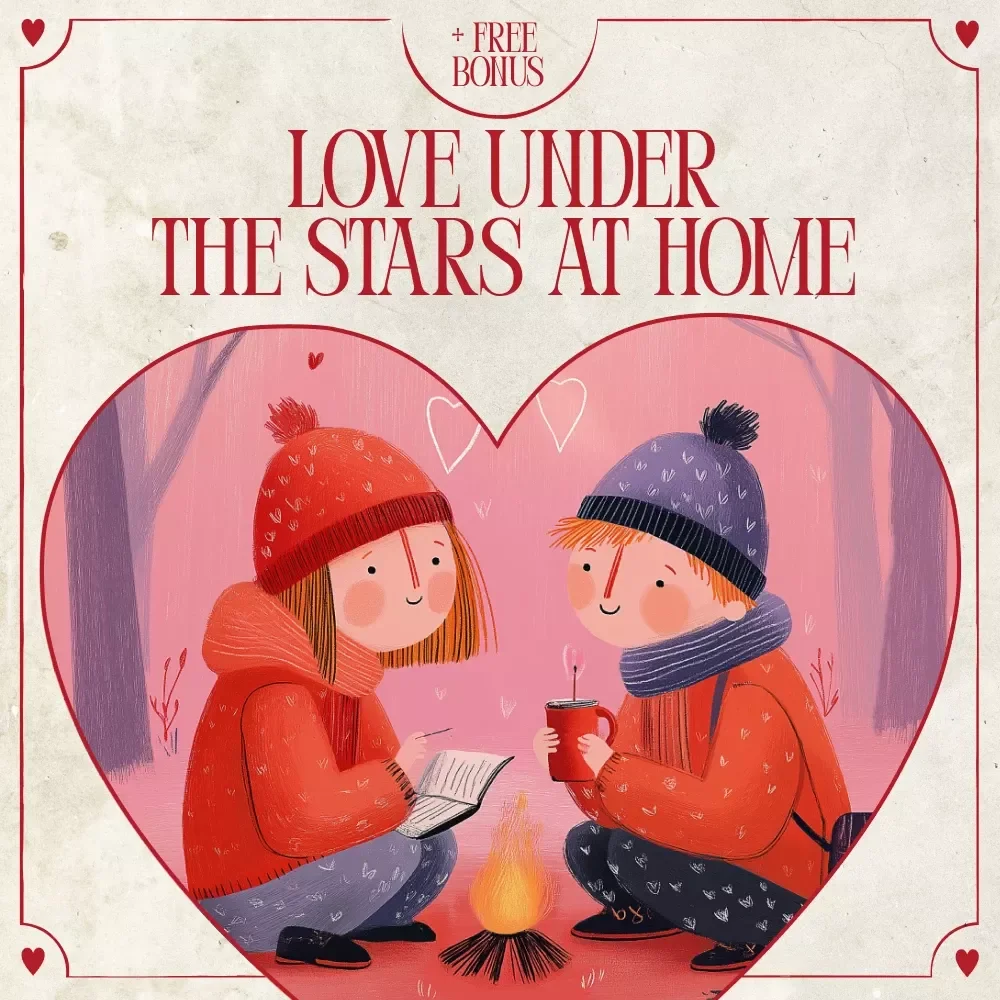 Love Under the Stars at Home – A Romantic Backyard Valentine’s Guide for Cozy At-Home Dates, Stargazing & Valentine’s Day Camping in Your Backyard