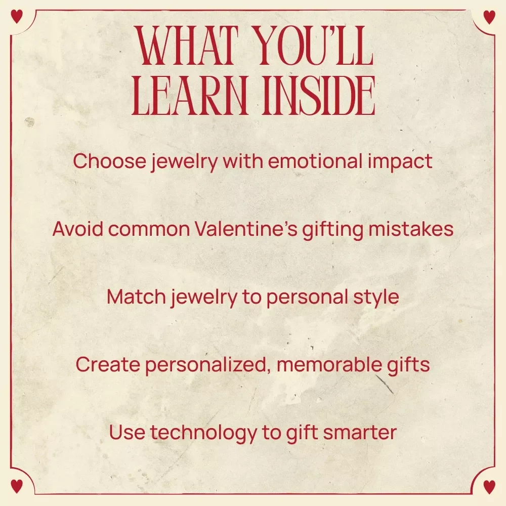 Unique Valentine’s Day Jewelry Gift Ideas | Digital Guide for Romantic Jewelry Gifts, Personalized Valentine Jewelry, Thoughtful Gift Planning eBook