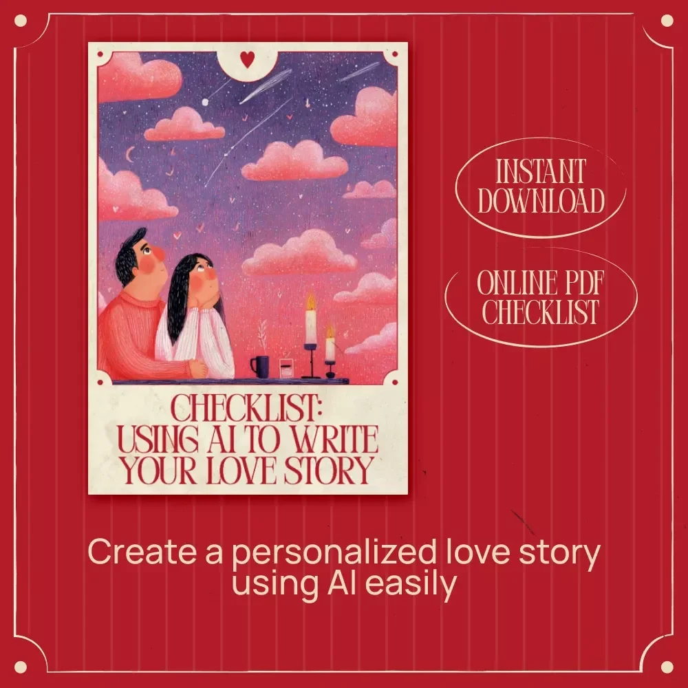 Using AI to Write Your Love Story – Romantic Checklist for Couples | Personalized Romance Guide