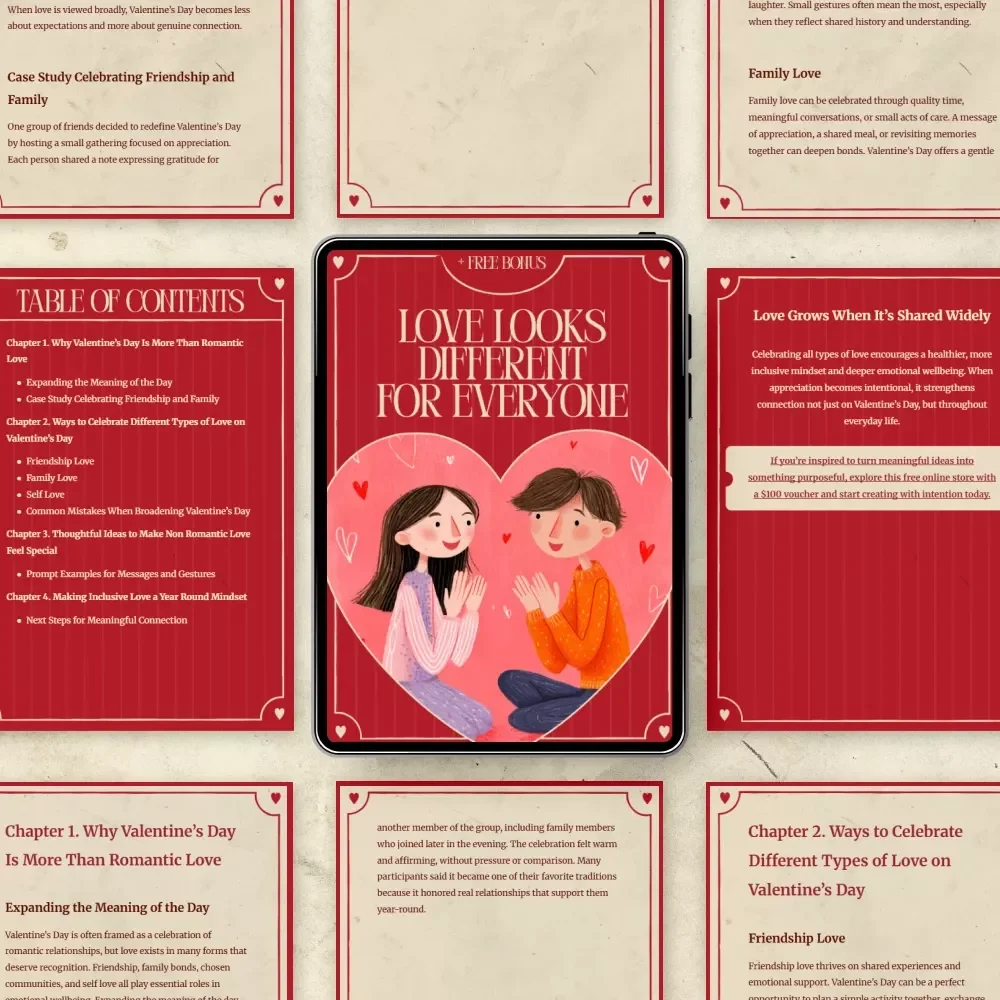 Love Looks Different for Everyone – A Heartfelt Guide to valentine's day celebrating other types of love
