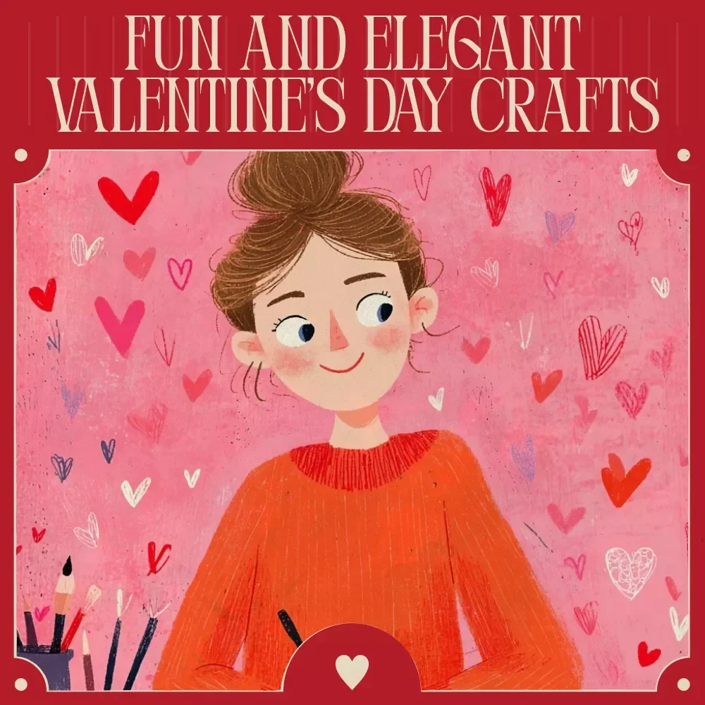 Fun and Elegant Valentine’s Day Crafts for Adults: Creative DIY Ideas, Paper Crafts, Home Décor & Wearable Projects for Valentine's Day Crafts for Adults