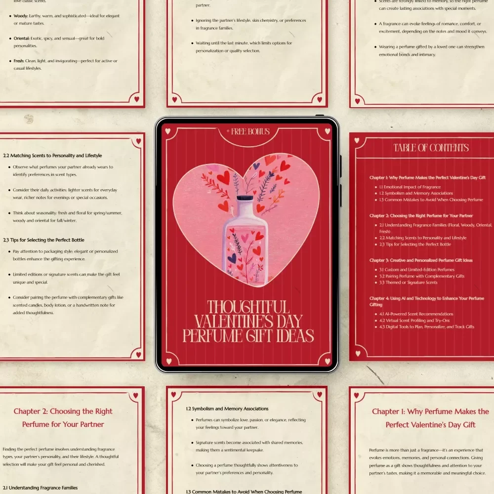 Thoughtful Valentine’s Day Perfume Gift Ideas | Digital Guide for Romantic Fragrance Gifting, Perfume Gift Ideas, Valentine’s Day Gift Guide, AI-Powered Scent Recommendations
