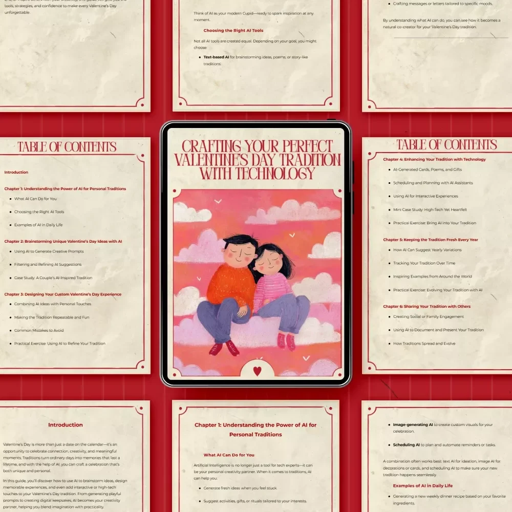 Crafting Your Perfect Valentine’s Day Tradition with Technology – AI-Powered eBook Guide to Generate Ideas for an Annual Valentine’s Day Tradition