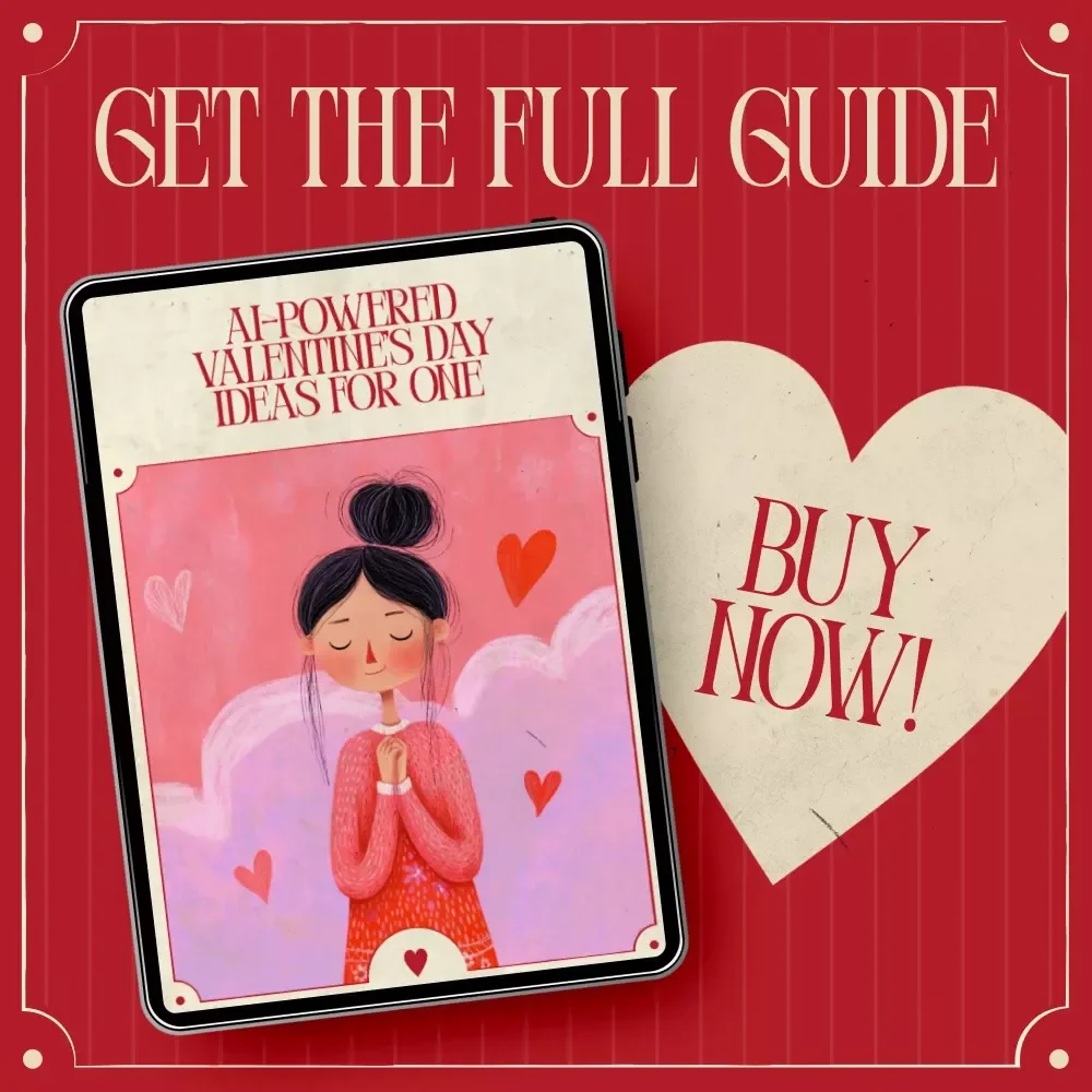 AI-Powered Valentine’s Day Ideas for One – Self Love Valentine’s Day Ideas with AI | Digital Ebook for Solo Celebration, Mindful Rituals & Personalized Self-Care