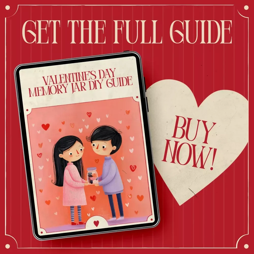 Valentine’s Day Memory Jar DIY Guide | Romantic Keepsake Ebook for Couples & Families