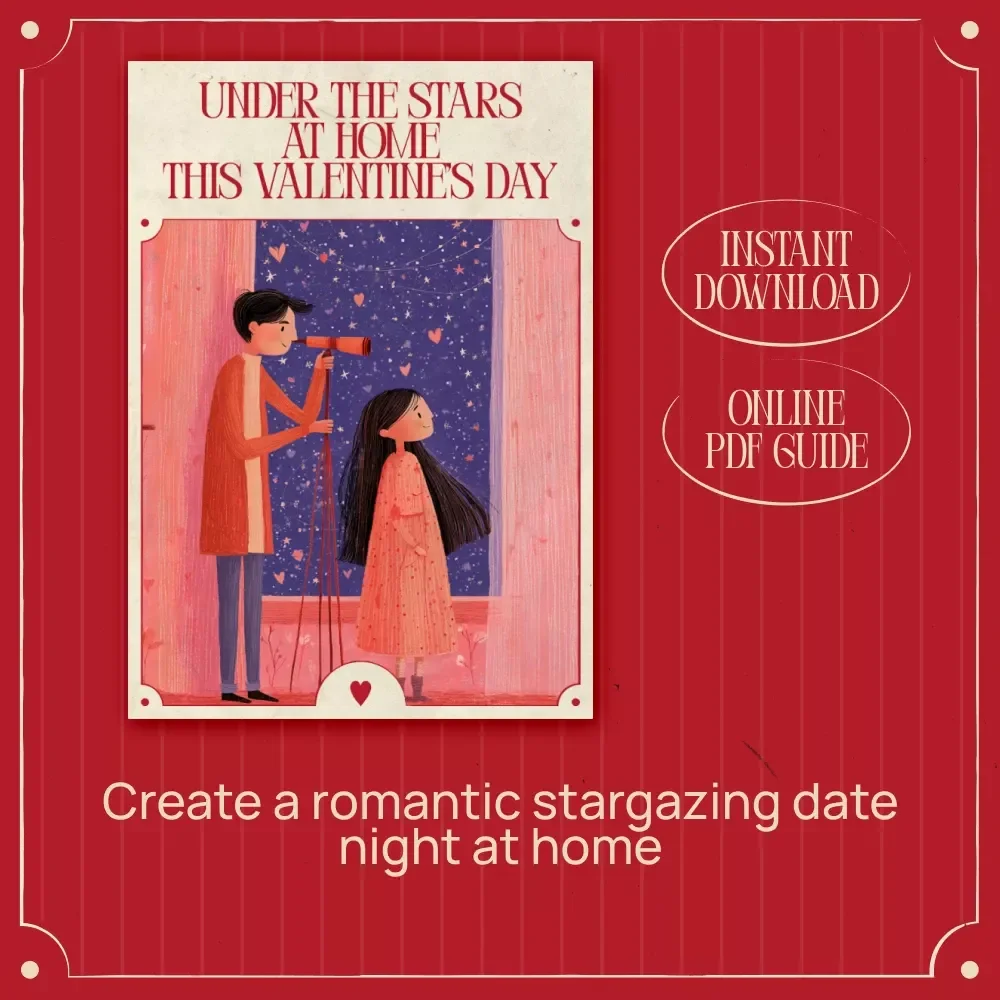 Romantic Stargazing Date Night Guide for Couples | Cozy Valentine’s Day Digital Download