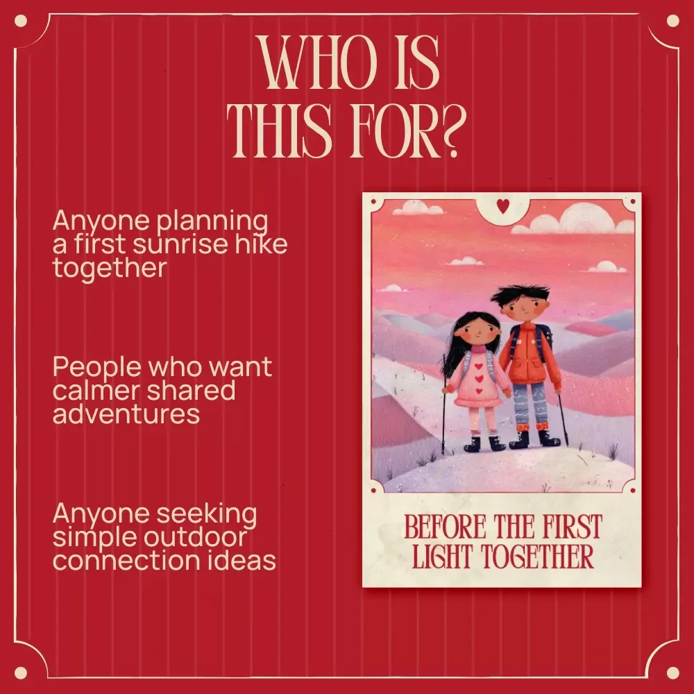 Before the First Light Together — A Romantic Sunrise Hiking Guide for Couples | Valentine’s Day Adventure Planning Digital Download