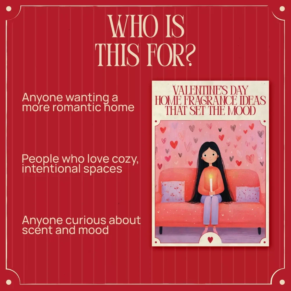 Valentine’s Day Home Fragrance Ideas That Set the Mood | Romantic Scent Styling Guide, Cozy Home Aromas, Valentine’s Day Atmosphere eBook, Digital Download