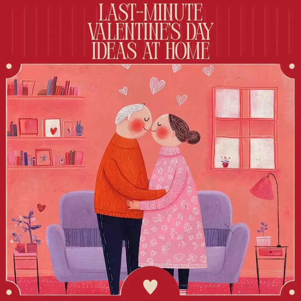Last-Minute Valentine’s Day Ideas at Home Checklist | last minute valentine's day ideas at home | Cozy Romantic Date Night Planner