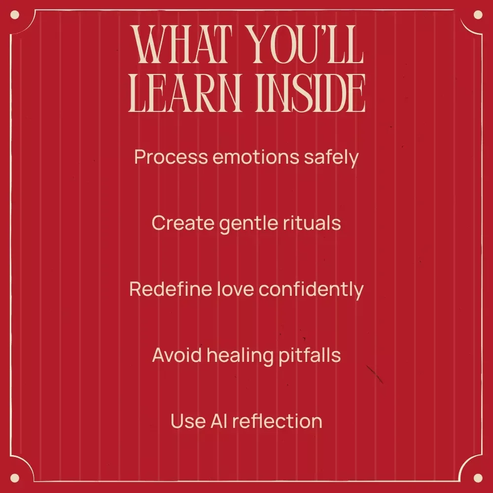 A New Chapter of Love Valentine’s Day After Divorce | Healing Guide for valentine's day after a divorce | Self-Care, Reflection & Fresh Beginnings eBook