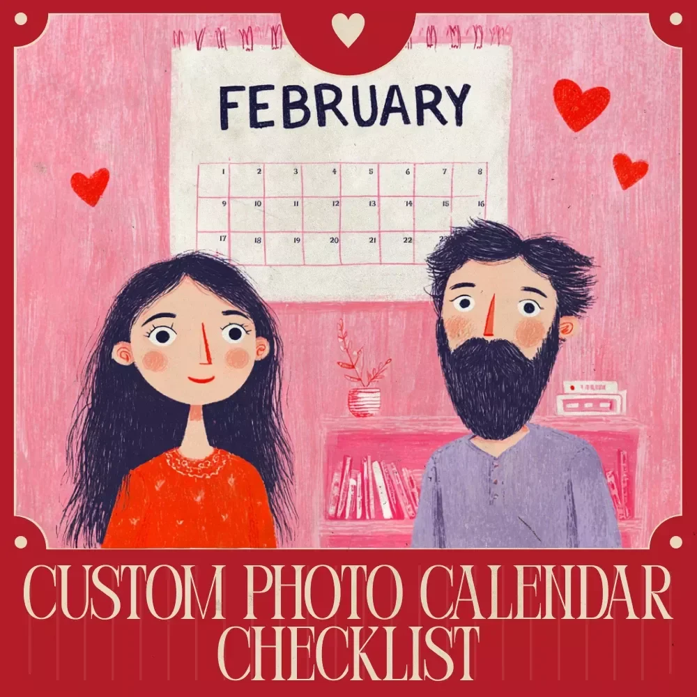 Your Ultimate Custom Photo Calendar Checklist – Printable Digital Checklist for Creating a Custom Calendar With Your Photos Gift