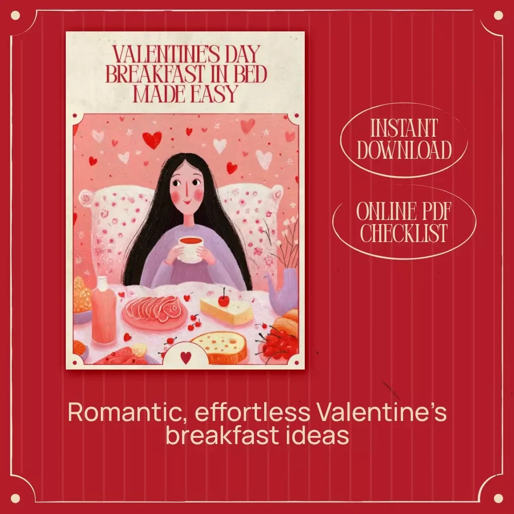 Valentine’s Day Breakfast in Bed Made Easy – Checklist for Romantic Valentine’s Day Breakfast in Bed Ideas