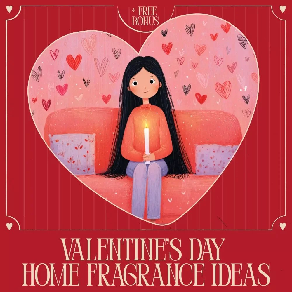 Valentine’s Day Home Fragrance Ideas That Set the Mood | Romantic Scent Styling Guide, Cozy Home Aromas, Valentine’s Day Atmosphere eBook, Digital Download