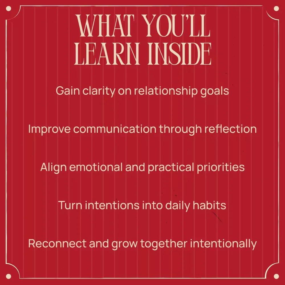 A Valentine’s Vision Board for Your Relationship – Digital Relationship Vision Board Guide, Couples Valentine’s Day Workbook, Love Goals & Communication Vision Board Download