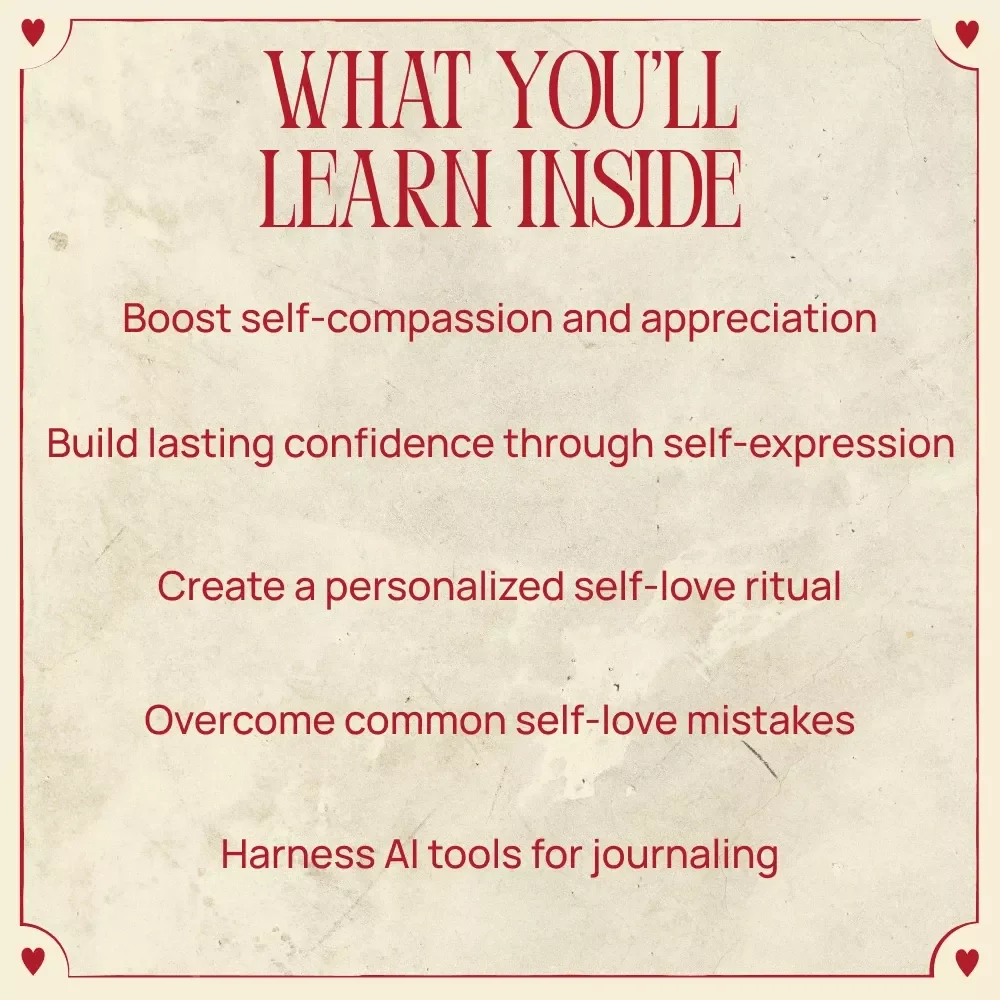 Love Yourself Louder This Valentine’s Day: A Self-Love Guide, Journal Prompts & Rituals eBook